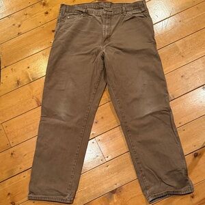Men’s Dickies Brown Canvas Pants 36x32